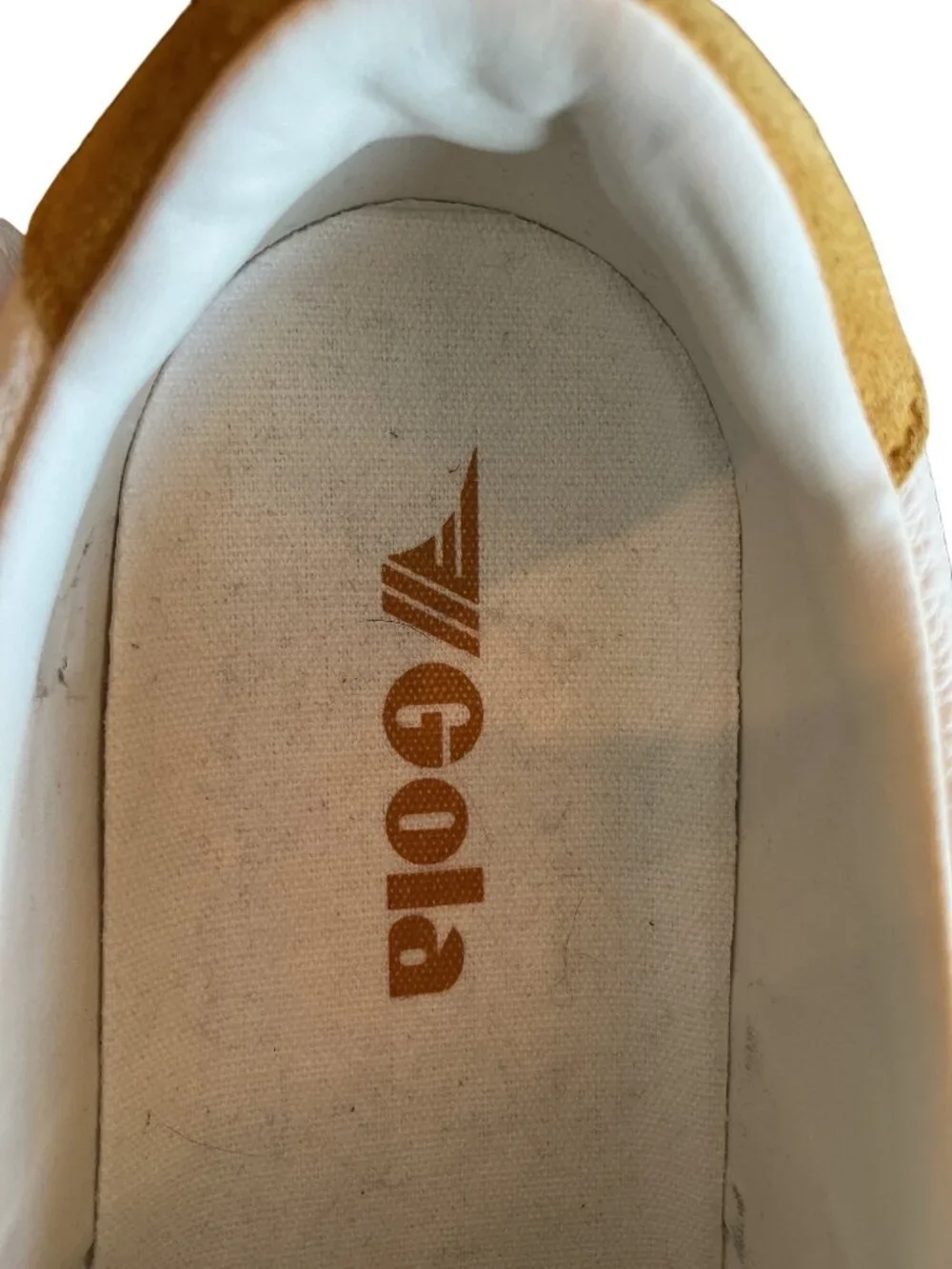 Gola Grand Slam Trident Sneakers White Peacock Sun In White Size 8.5 New